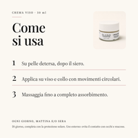 Come si usa la Crema Viso PDRN ELAXO: su viso e collo, su pelle detersa, dopo il siero