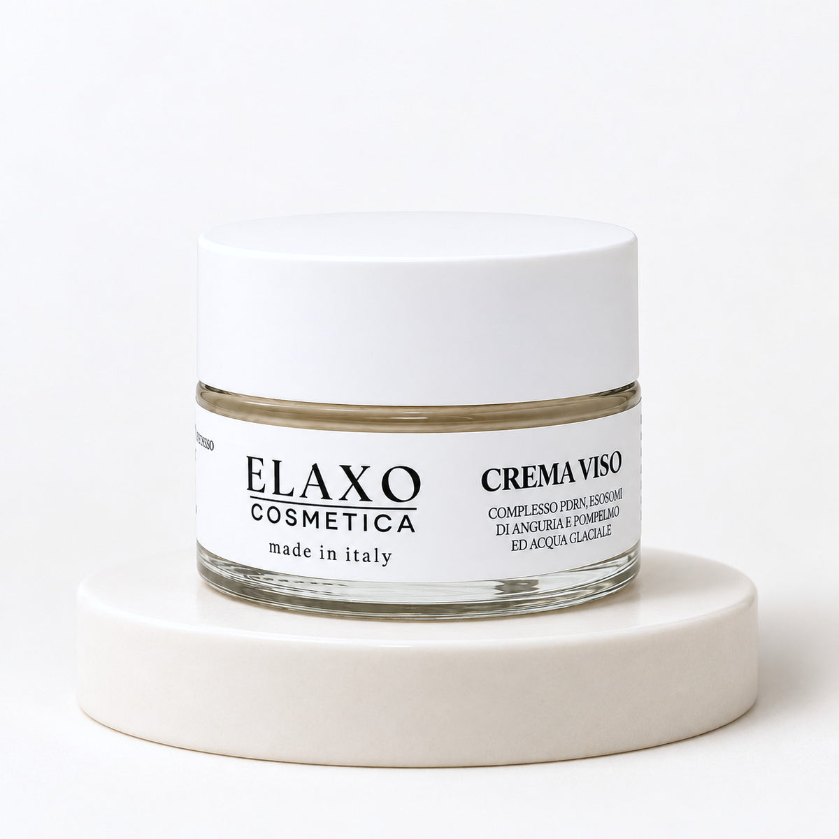N°2 Crema Viso PDRN ELAXO, vasetto in vetro